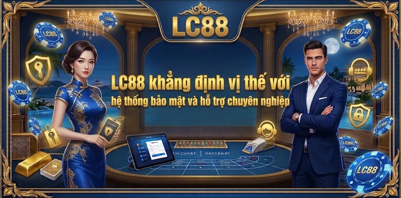 LC88 khẳng định vị thế với hệ thống bảo mật và hỗ trợ chuyên nghiệp